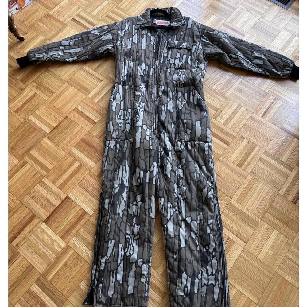 Winchester Mens Medium Insulated Treebark Camo One Piece Hunting Coveralls